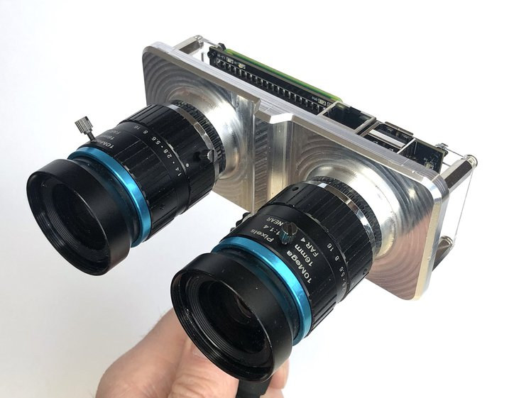 StereoPi v2 stereoscopic camera is powered by Raspberry Pi CM4
