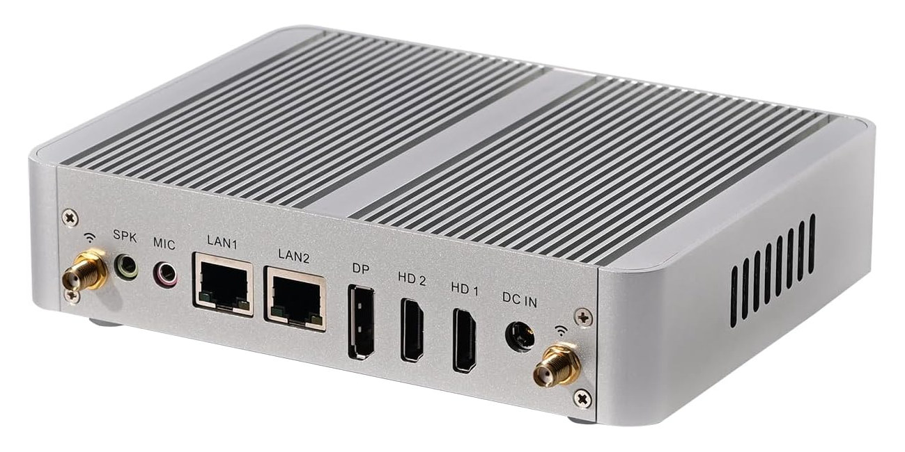 Intel N100 mini PC offers eight USB ports, NVMe and SATA storage
