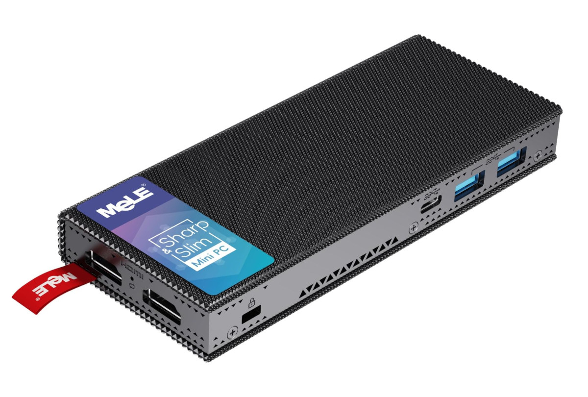 MeLE PCG02 Pro ultra slim fanless mini PC gets an Intel Processor