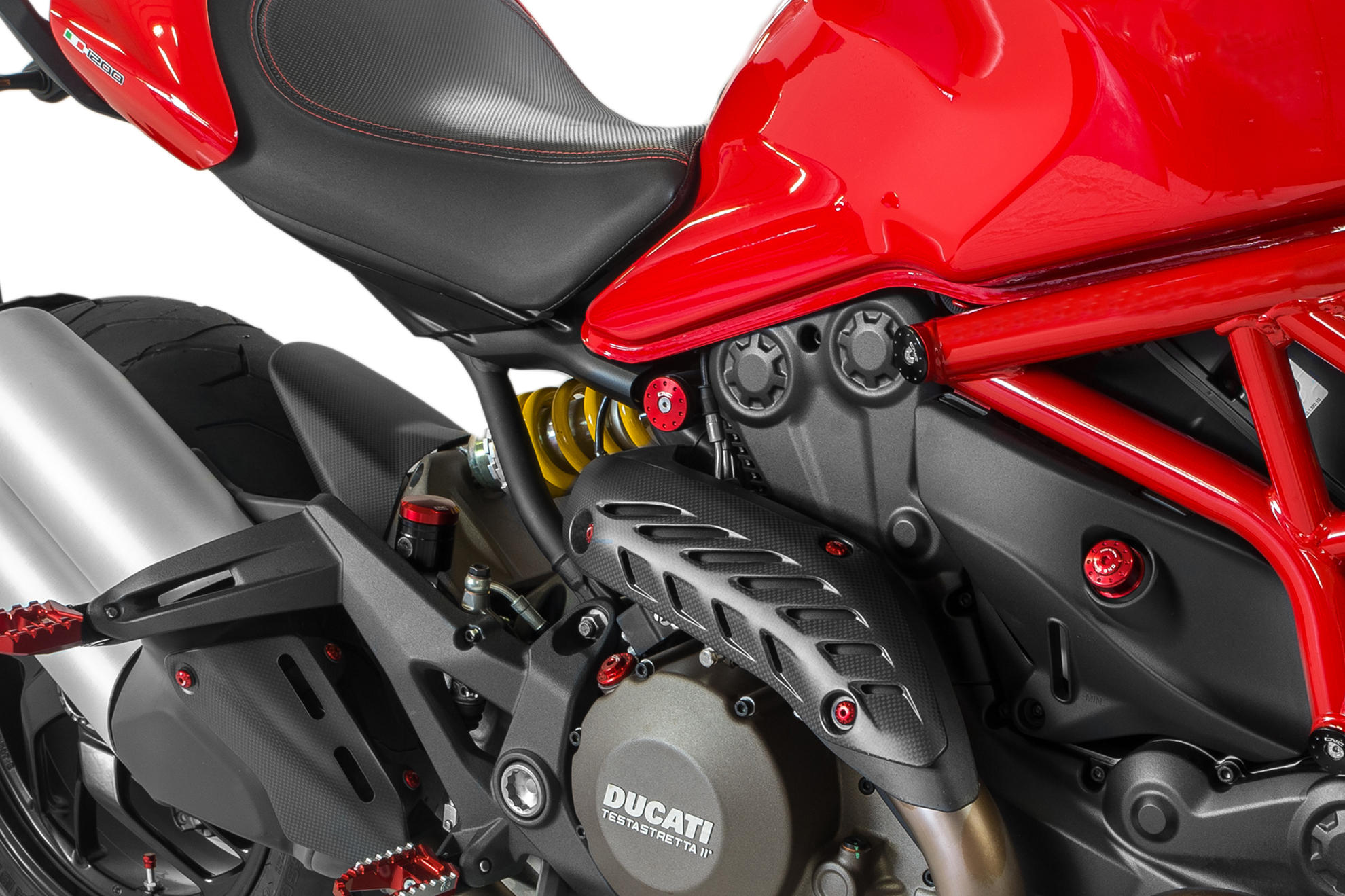 Rear subframe cap sets Ducati Monster 821 1200 | Cnc Racing