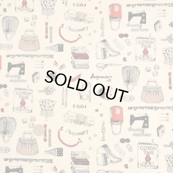 COTTON TIMEモチーフ柄（ナチュラル） - COTTONTIME