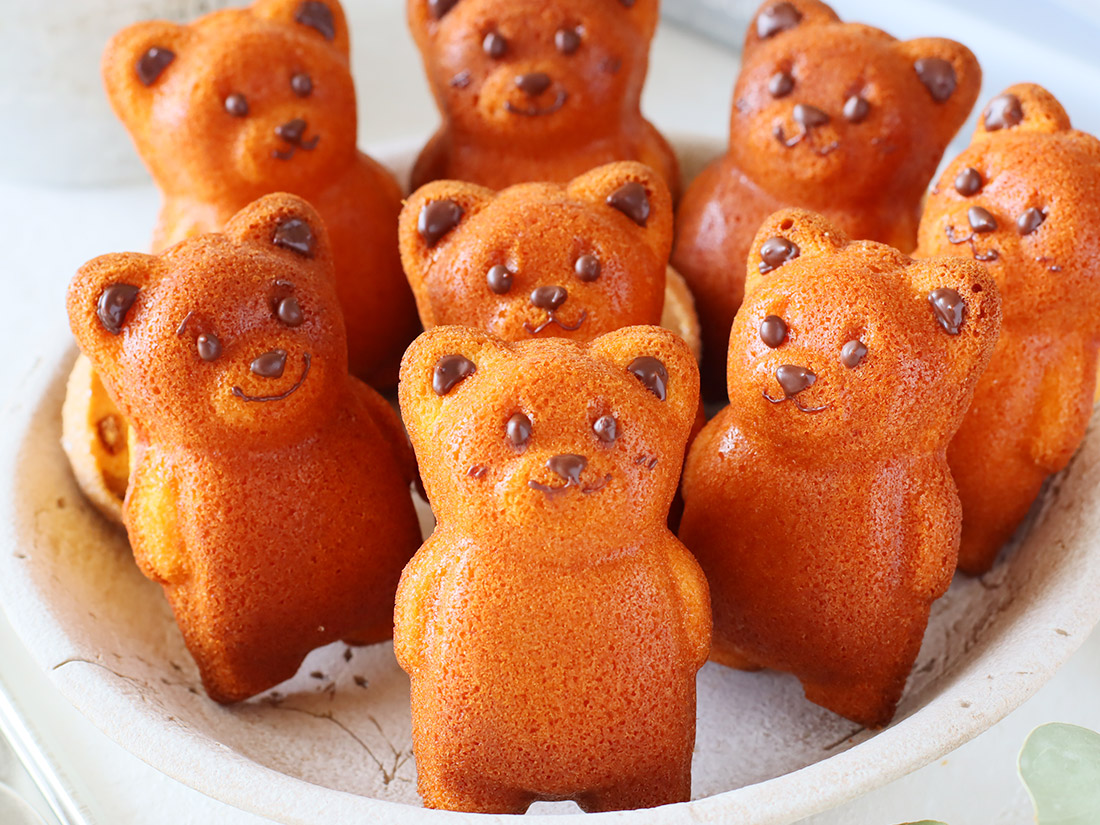 松永製作所 シルバー熊五郎天板 8P | その他のマドレーヌ