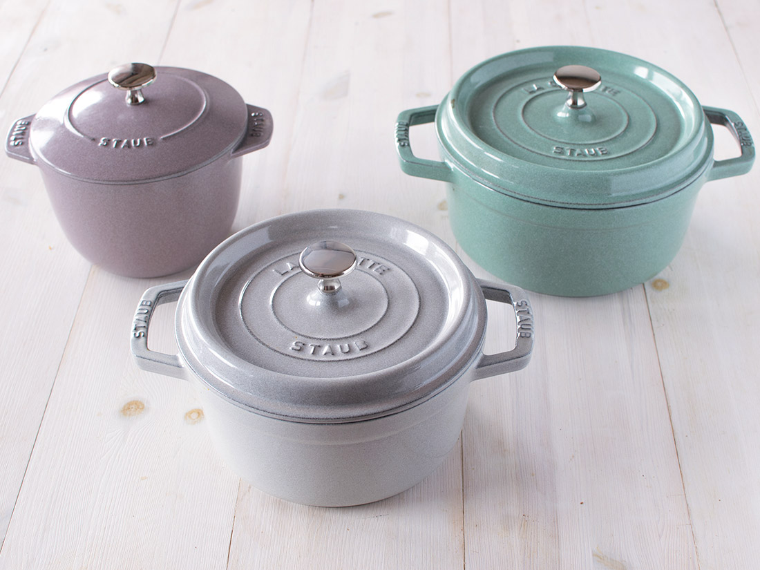 STAUB ピコ・ココット ラウンド 22cm シフォンローズ 2.6L | 鍋 | お