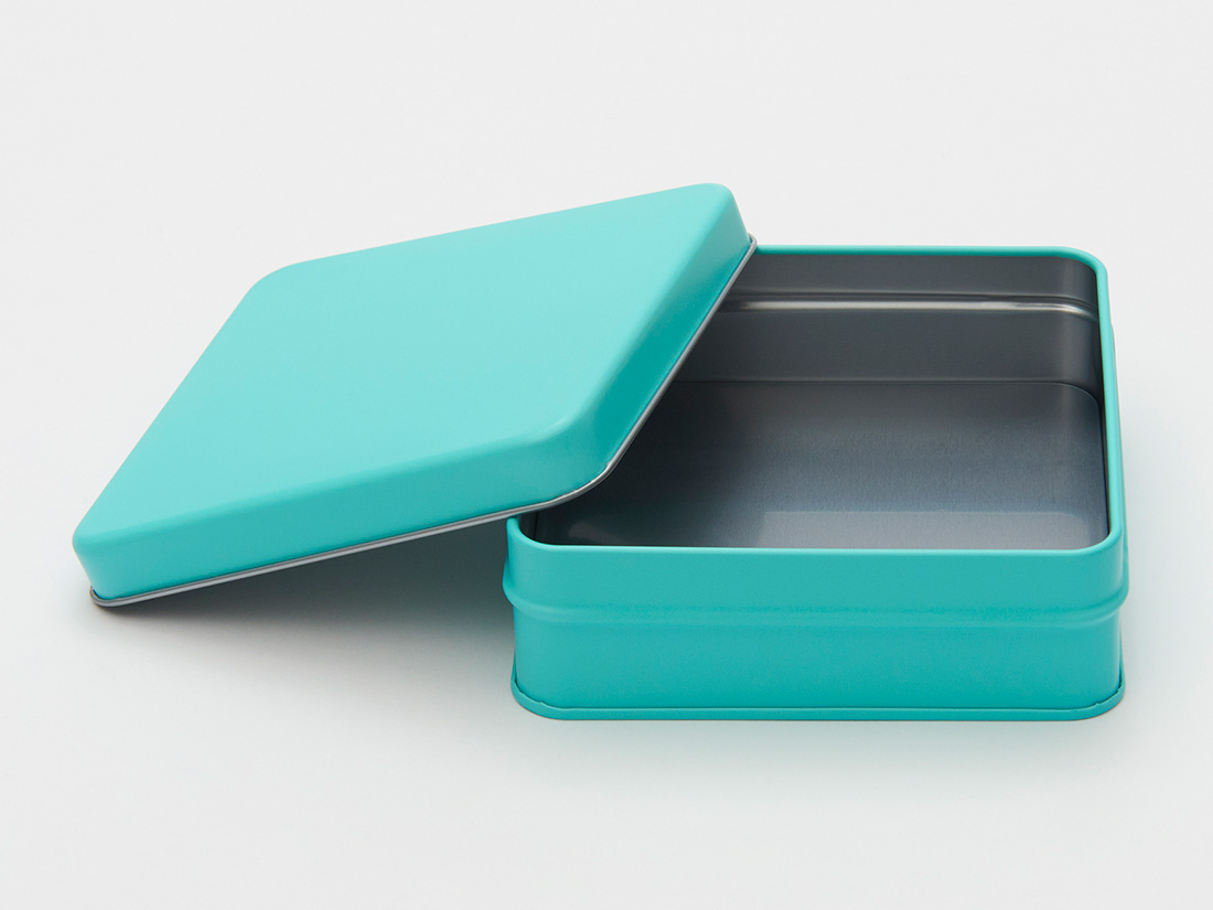 Candy缶 スクエア ジュエリーブルー | バレンタインのギフト箱 | お