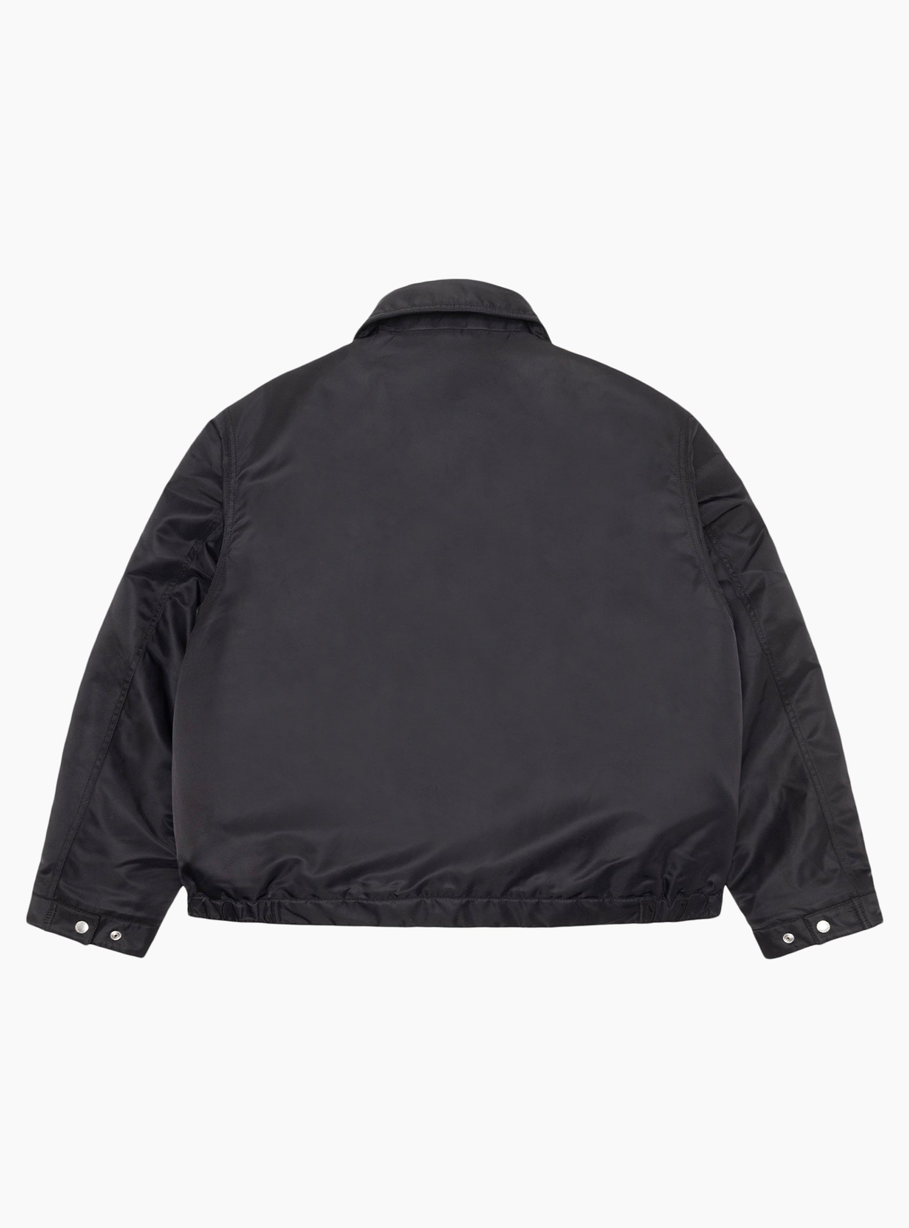 Pile Lined Zip Jacket Black by Stüssy | Couverture & The Garbstore