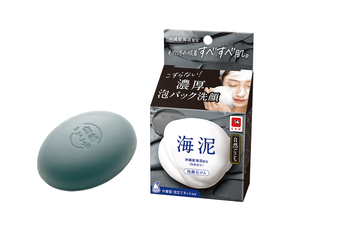 自然ごこち 海泥 洗顔石けん｜自然ごこち｜牛乳石鹸