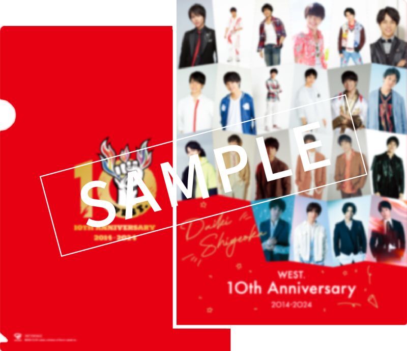 WEST. / 「ハート / FATE」10th Anniversary クリアファイル(A4サイズ