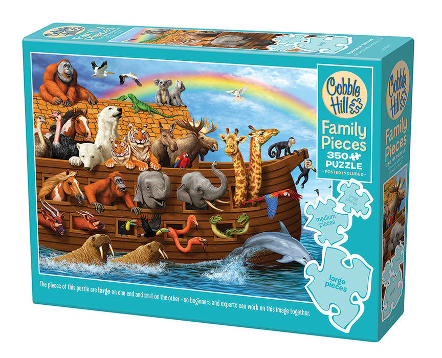 Voyage of the Ark | Family Pieces 350 - Cobble Hill Puzzles — USA