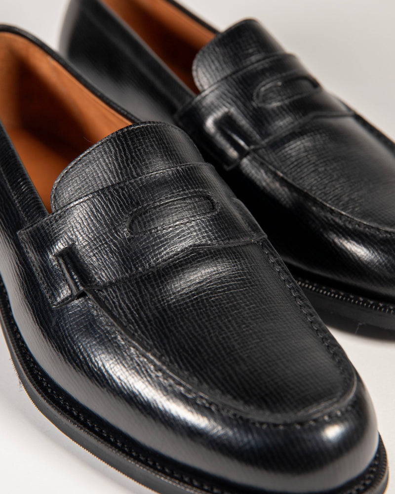 Black Alcazar Loafer - Cobbler Union