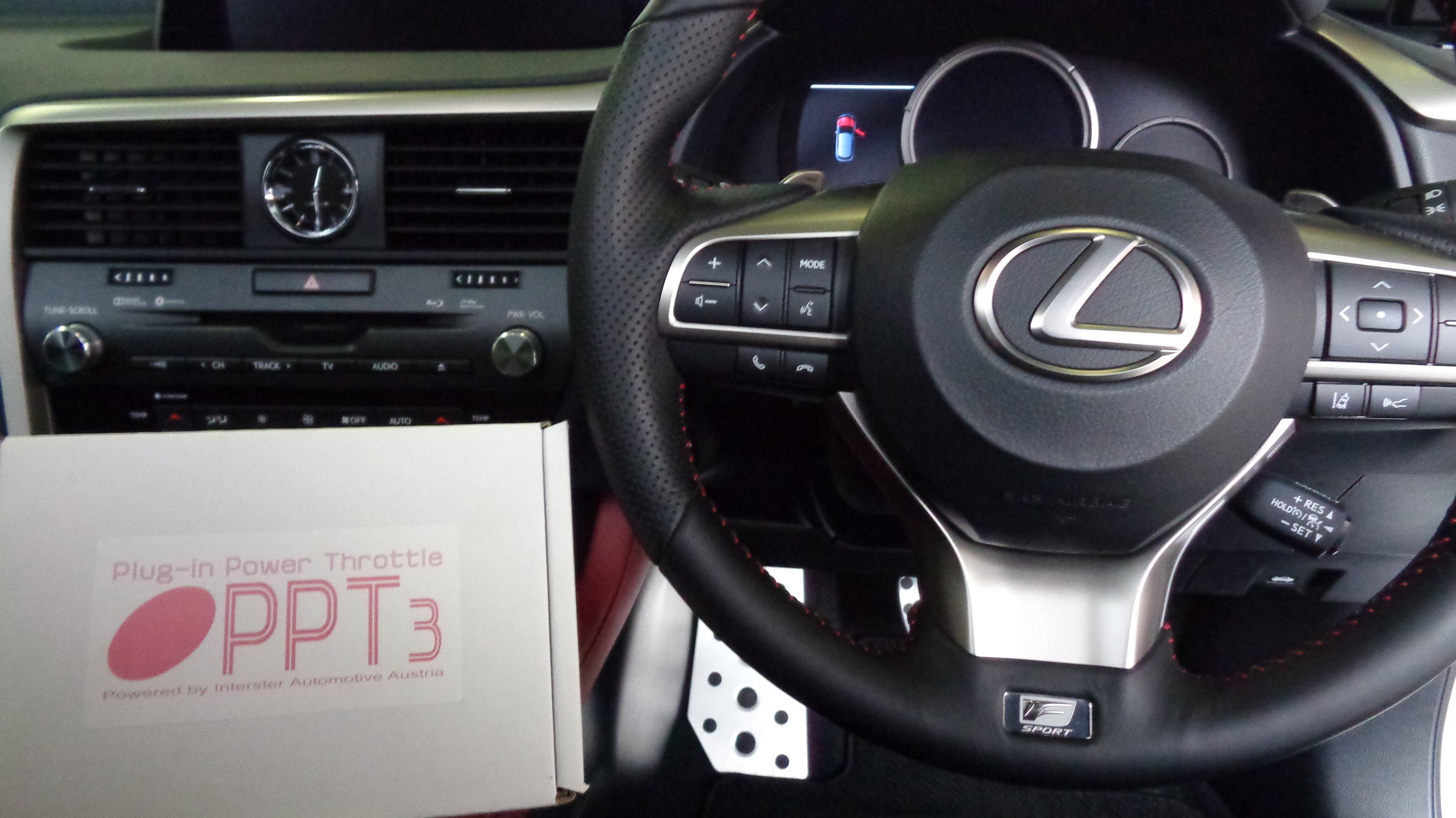 スロットルコントローラー PPT3 ＆ TOM'S スーパーラムⅡ 取付