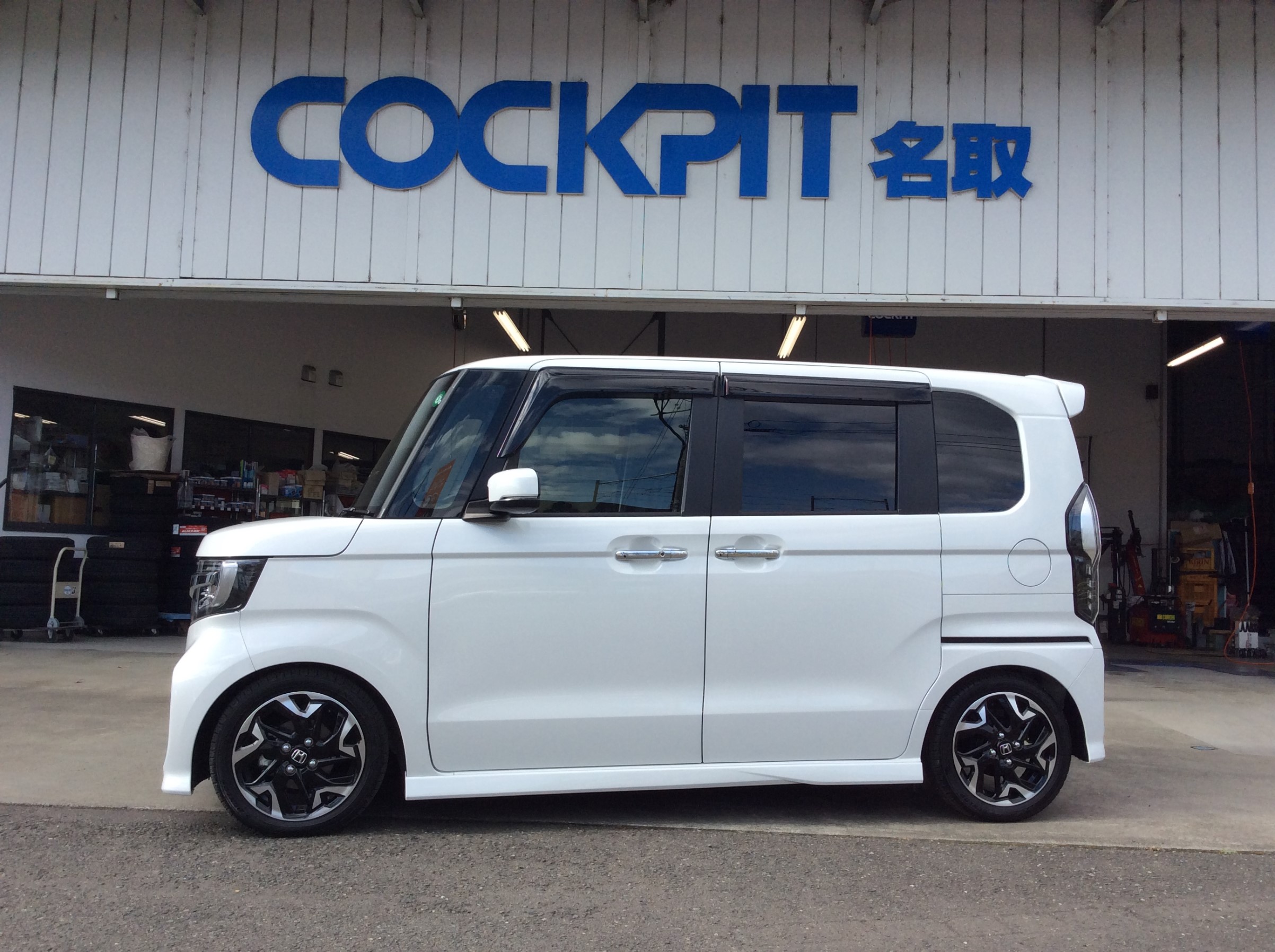 ホンダN-BOXカスタム JF3 RS-Rスプリング交換 | ホンダ N-BOXカスタム