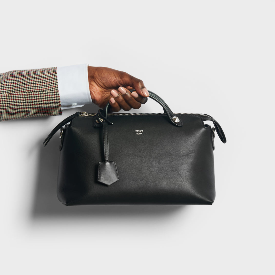 FENDI By the Way Medium Bag Black Leather | COCOON