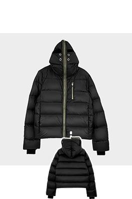 リックオウエンス シャークヘッドジッパー厚のダウンジャケット 39,800