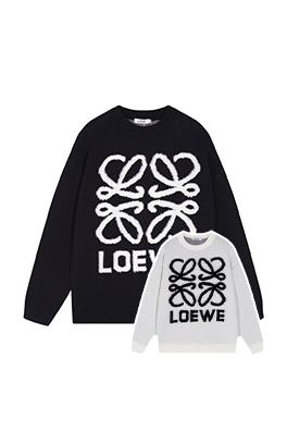 ロエベ 大きなロゴステッチ刺繍ウールニットセーター 10,800円 CCS030609