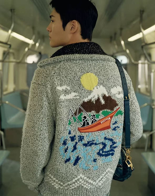 ルイヴィトン ジャカードジップニットジャケット 23,800円 CCS041897