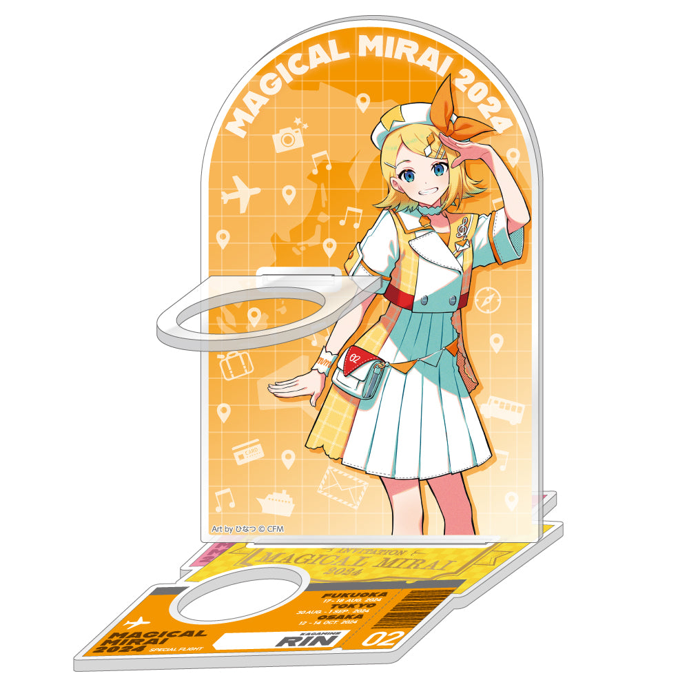 マジカルミライ2024 アクリルペンライトスタンド / 鏡音リン ひなつver