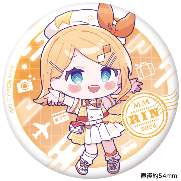マジカルミライ2024 ぷにぷに缶バッジ / 鏡音リン 鹿田ないver