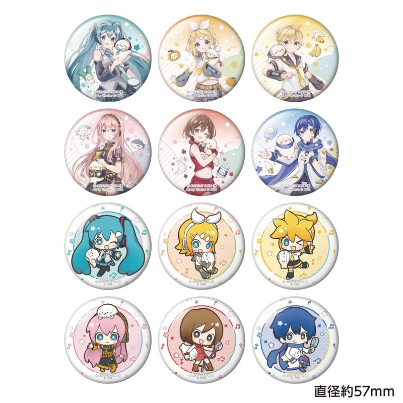 しろたん×初音ミク トレーディング缶バッジ(単品)| アニメ グッズ 通販