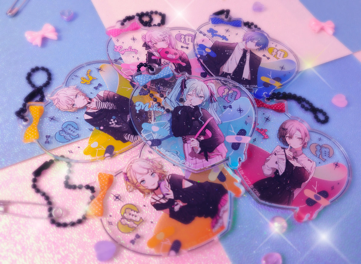 初音ミク ドン・キホーテフェア 2024 ラメ入りアクリルキーホルダー