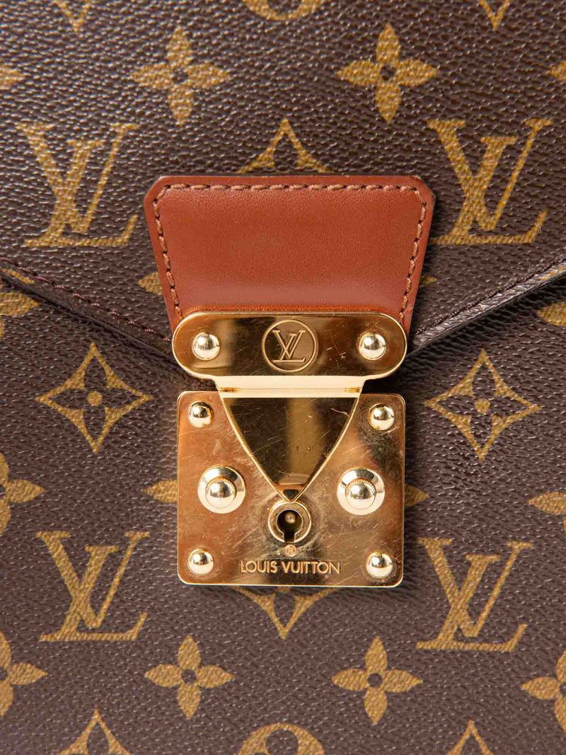 Louis Vuitton Monogram Serviette Conseiller Briefcase Brown