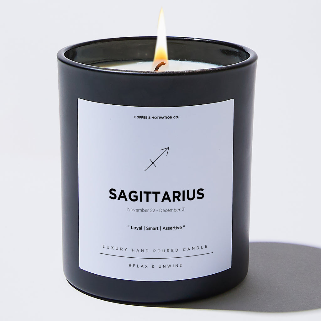 Candles - Sagittarius - Zodiac Luxury Scented Candle - Soy Wax