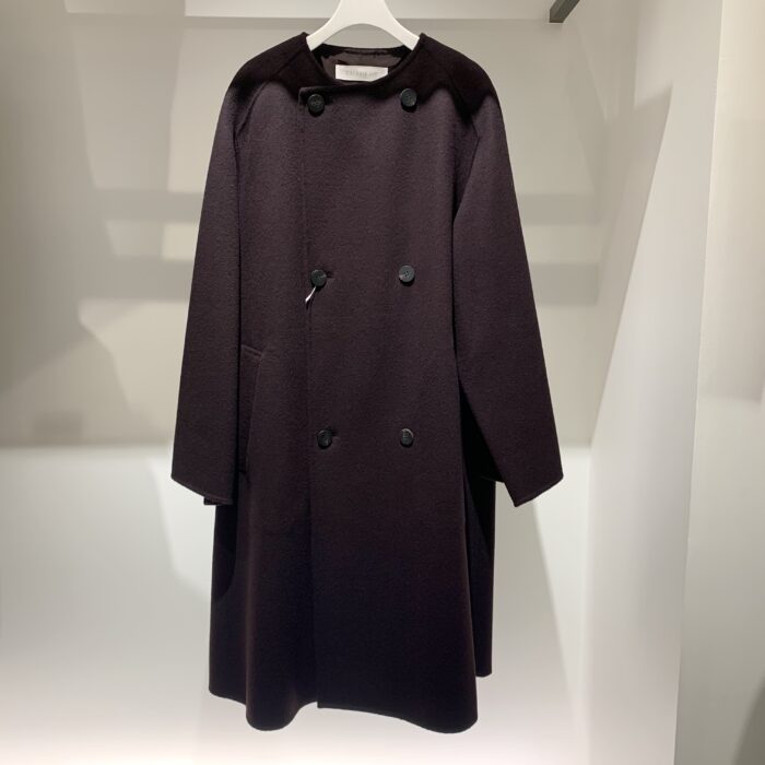 GALERIE VIE ウールダブルフェイスカラーレストレンチコート