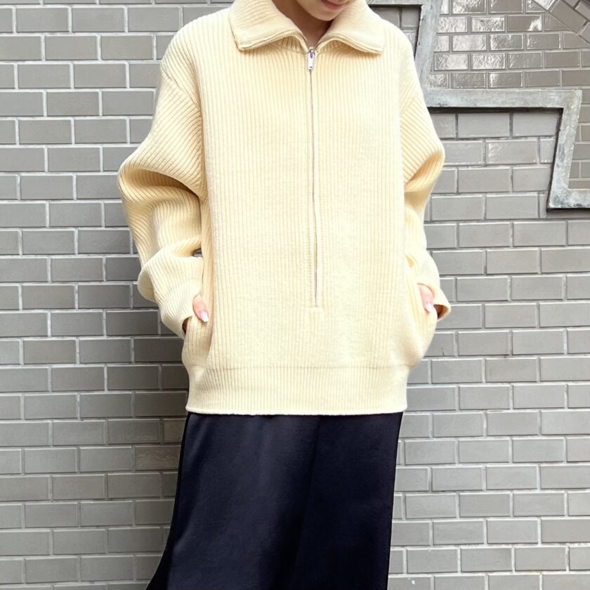 YOKE 3/4 FRONT ZIP SWEATER – COLDBECK ONLINE