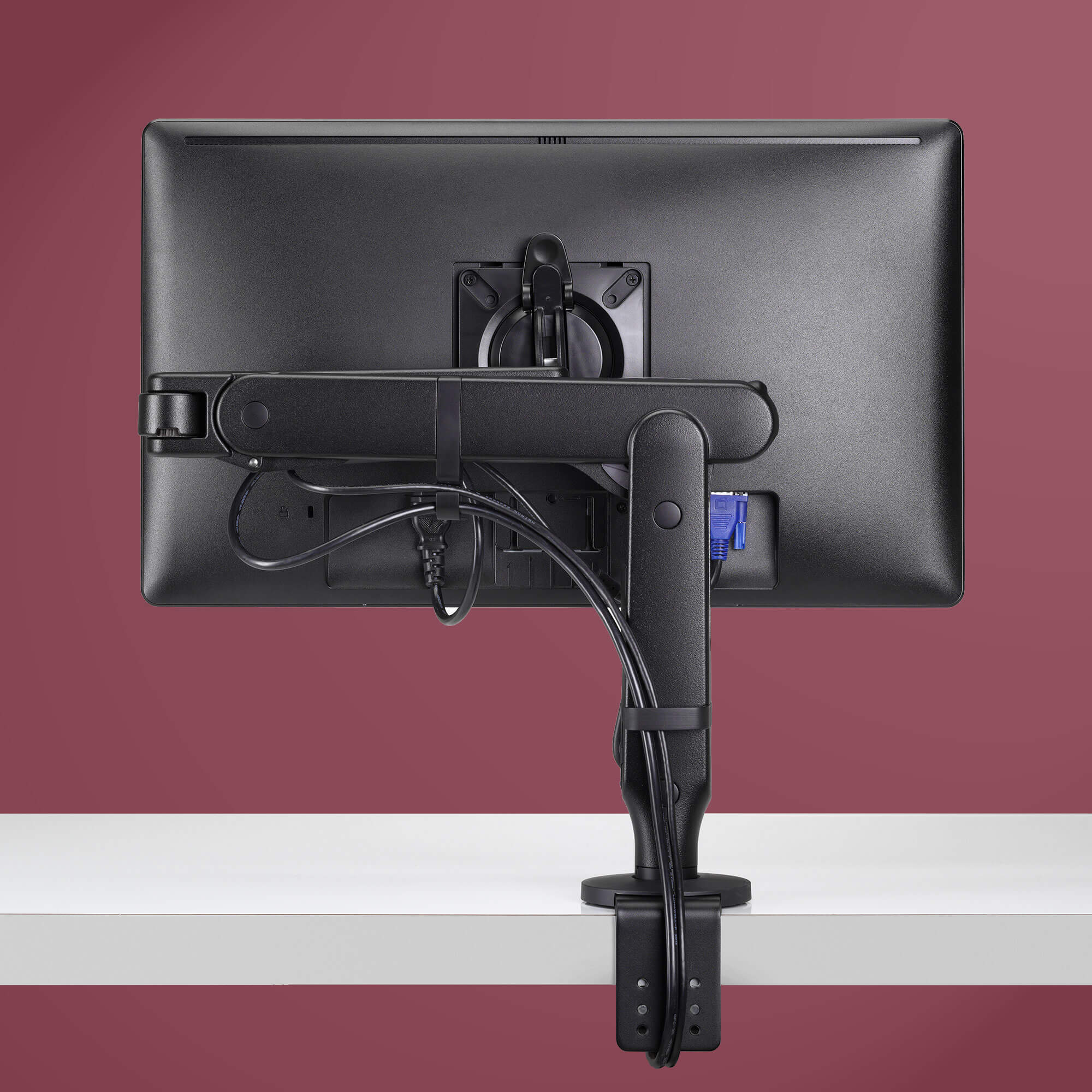 Ollin Monitor Arm | Available in Grey, White, or Black | CBS