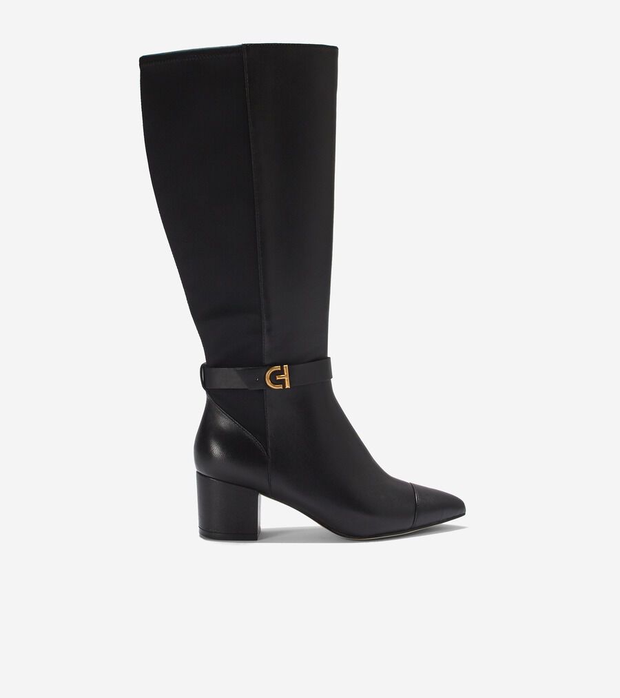 エレナ トール ブロック ヒール ブーツ 55MM womens. 12000 | COLE_HAAN