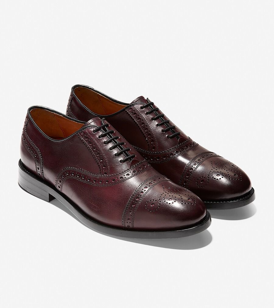 ニーランド ブローグ キャップトゥ オックスフォード mens. 0.0