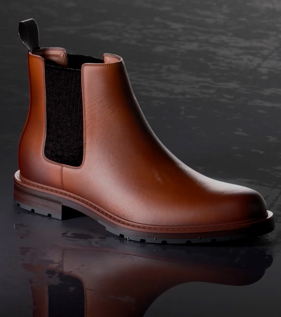 Men's Roundhill Grand Waterproof Chelsea Boots in Brown | Cole Haan