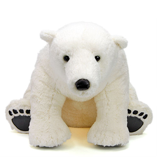 動物 生物 ぬいぐるみ リアルアニマルファミリー ホッキョクグマ LL