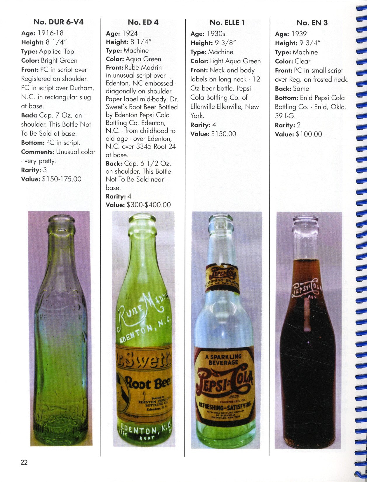 Pepsi Cola Bottles Collector's Guide 3 Book Set by James Ayers