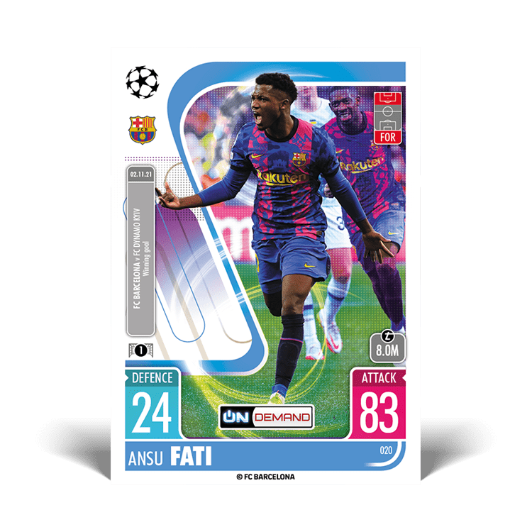 TOPPS UEFA Champions League Match Attax On-Demand 2021/22 Soccer