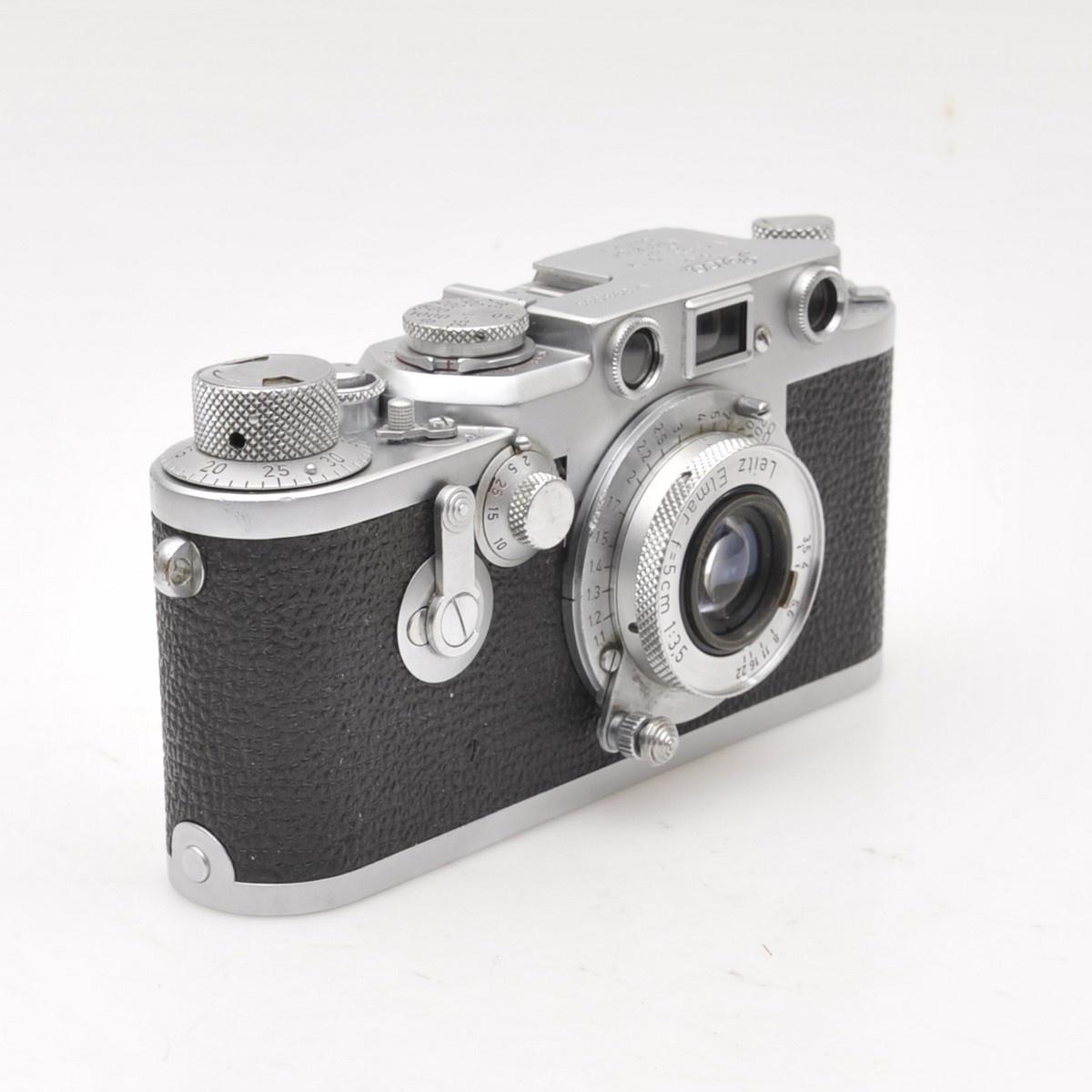 Leica IIIF black dial with Elmar 3.5/50mm - Collectcamera