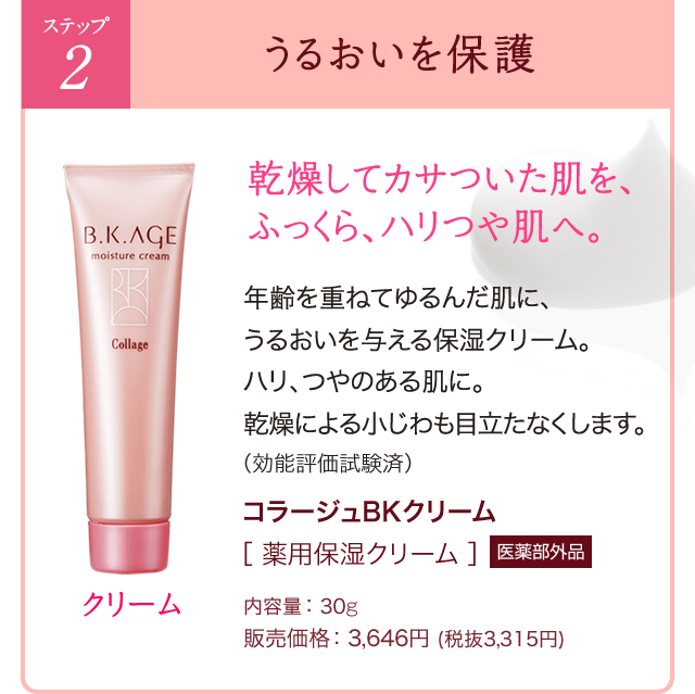 送料無料 1,048円トライアルセットのご案内｜B.K.AGE｜【公式】持田