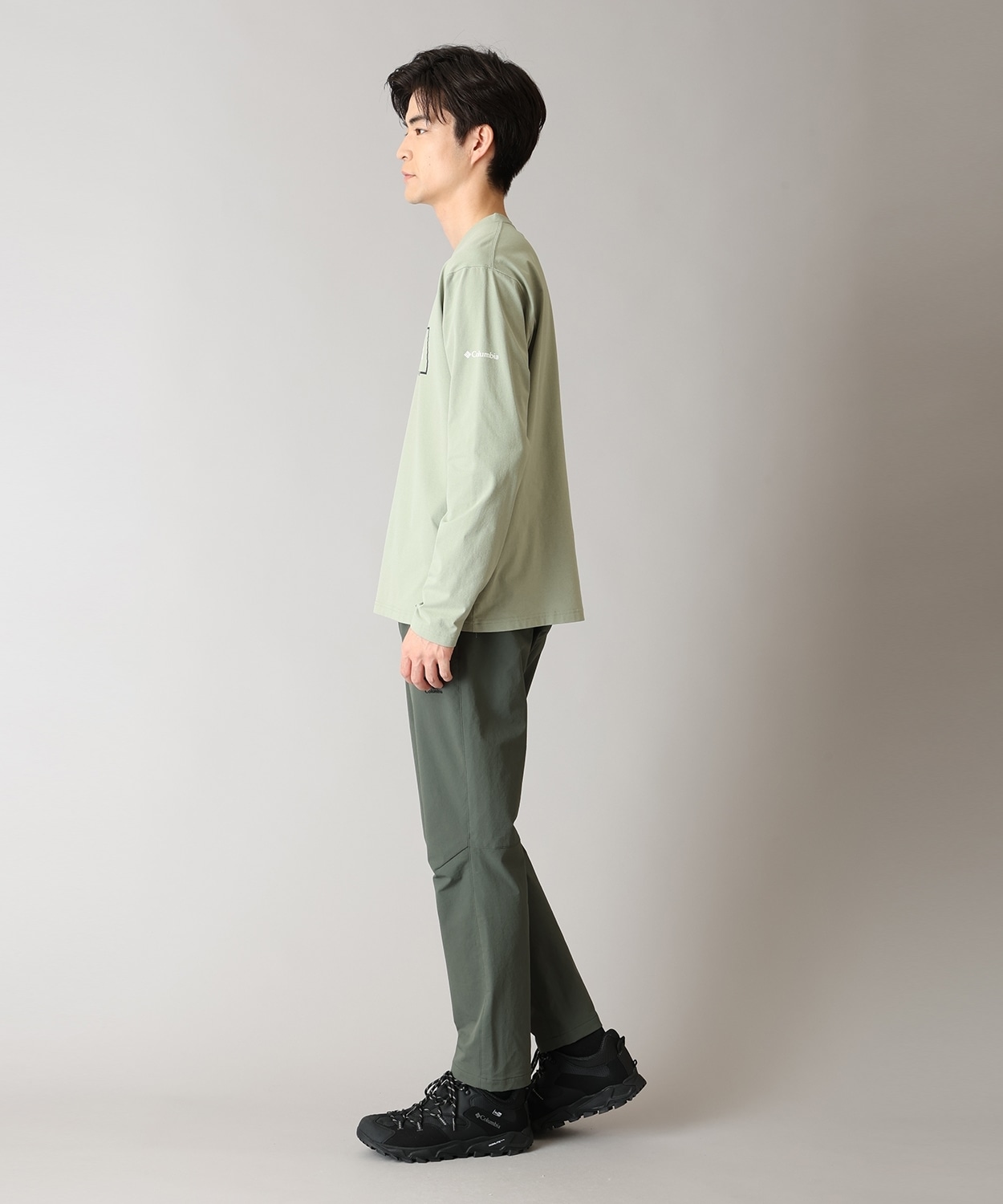 ライトキャニオングラフィックロングスリーブTシャツ(S Safari