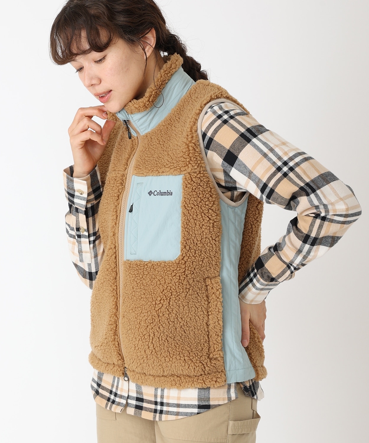 ウィメンズアーチャーリッジIVベスト(S Sahara)│コロンビア(Columbia