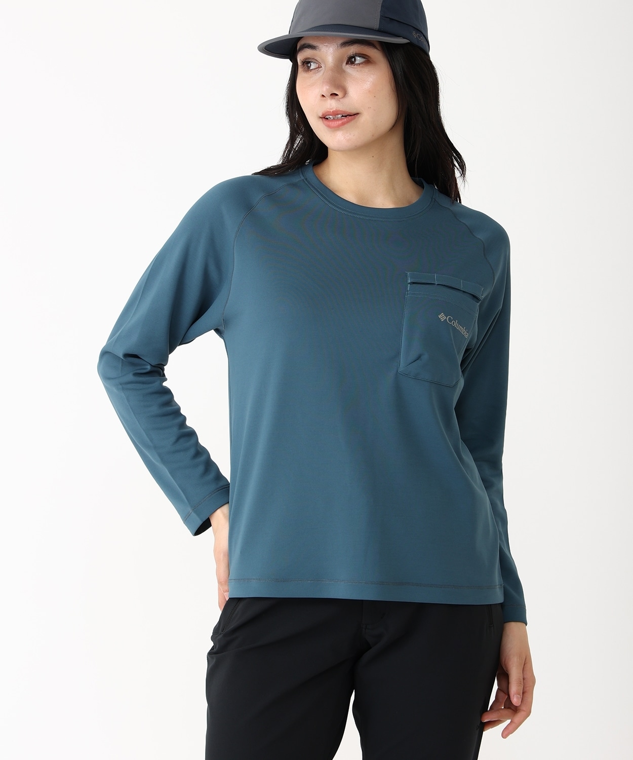 マウンテンズアーコーリングロングスリーブTシャツ(XS Everblue