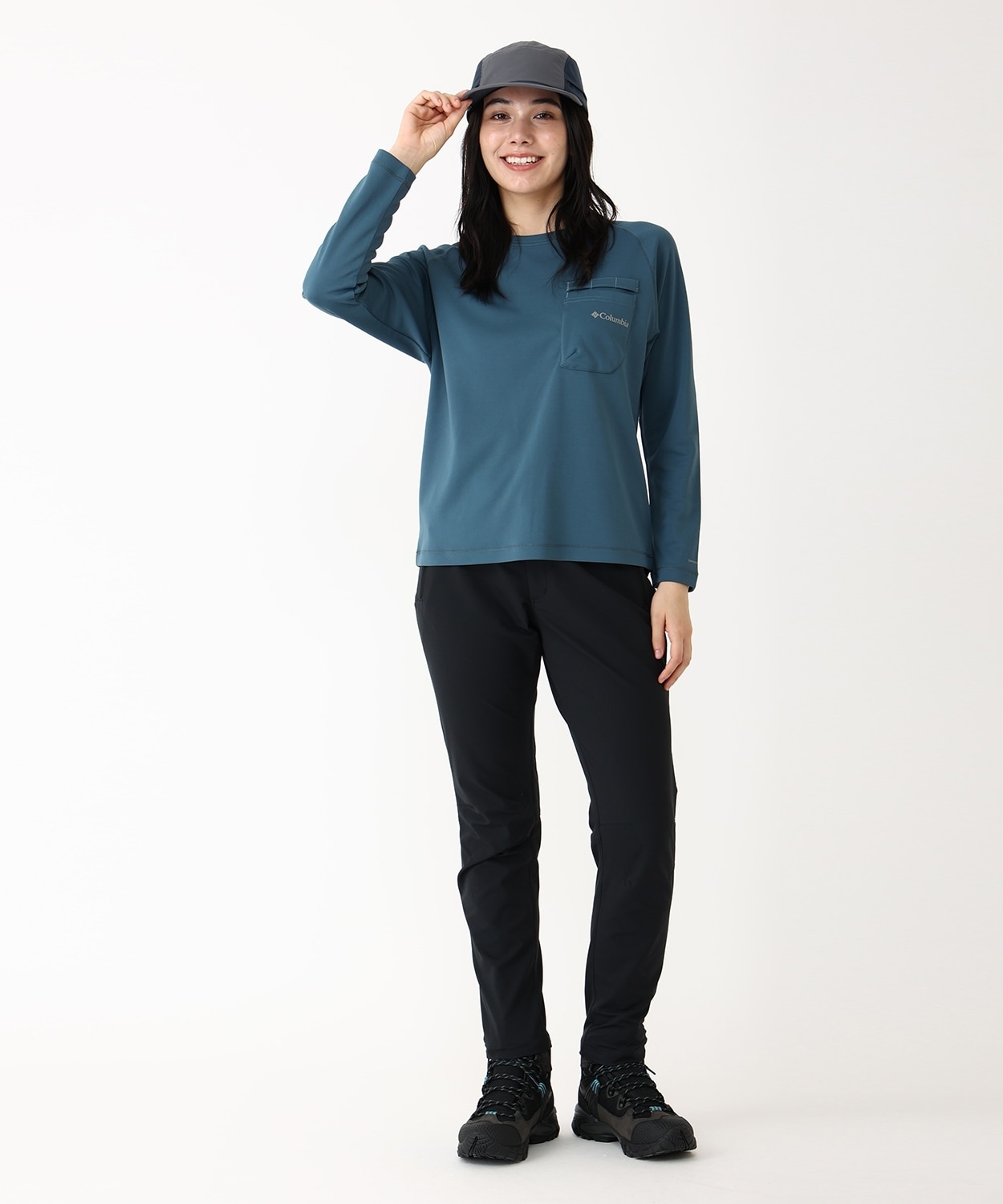 マウンテンズアーコーリングロングスリーブTシャツ(XS Everblue