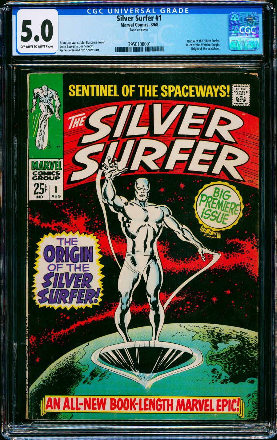 ComicConnect - SILVER SURFER (1968-70) #1 - CGC VG/F: 5.0