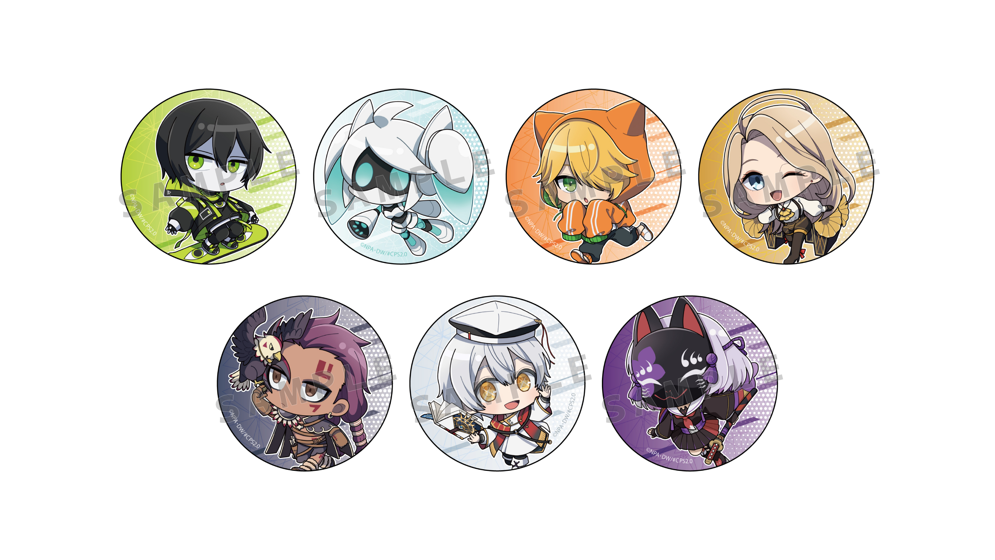 ミニキャラトレーディング缶バッジ Ver.B- GOODS - #コンパス2.0 戦闘