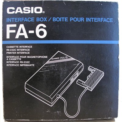 Casio FA-6 - Peripheral - Computing History