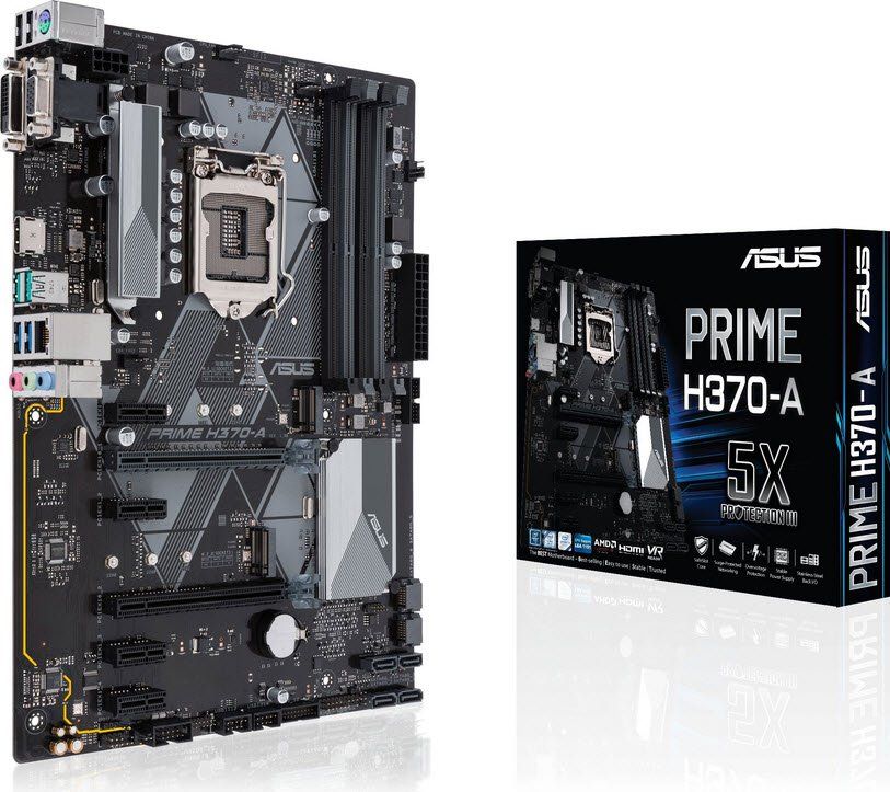 Specification sheet (buy online): PRIME H370-A Asus Prime H370-A