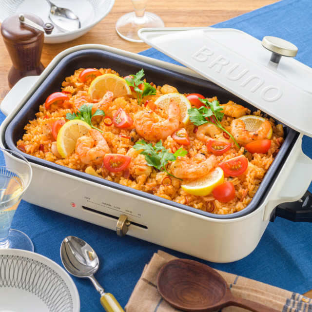 BRUNO(ブルーノ)コンパクトホットプレート ホワイト[BOE021-WH