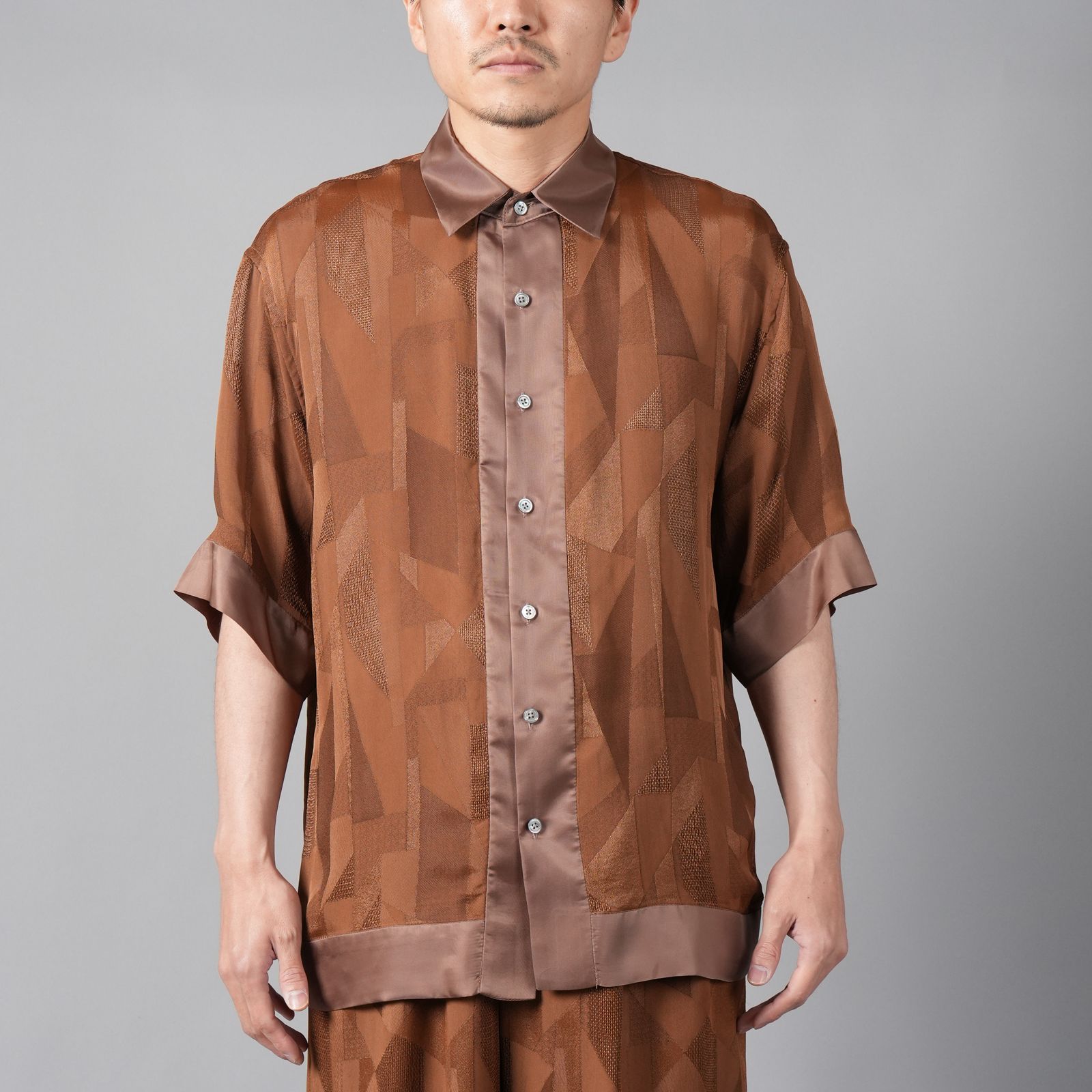 TAAKK - 【ラスト1点】RAYON CUPRA SHIRT / レーヨン キュプラ シャツ