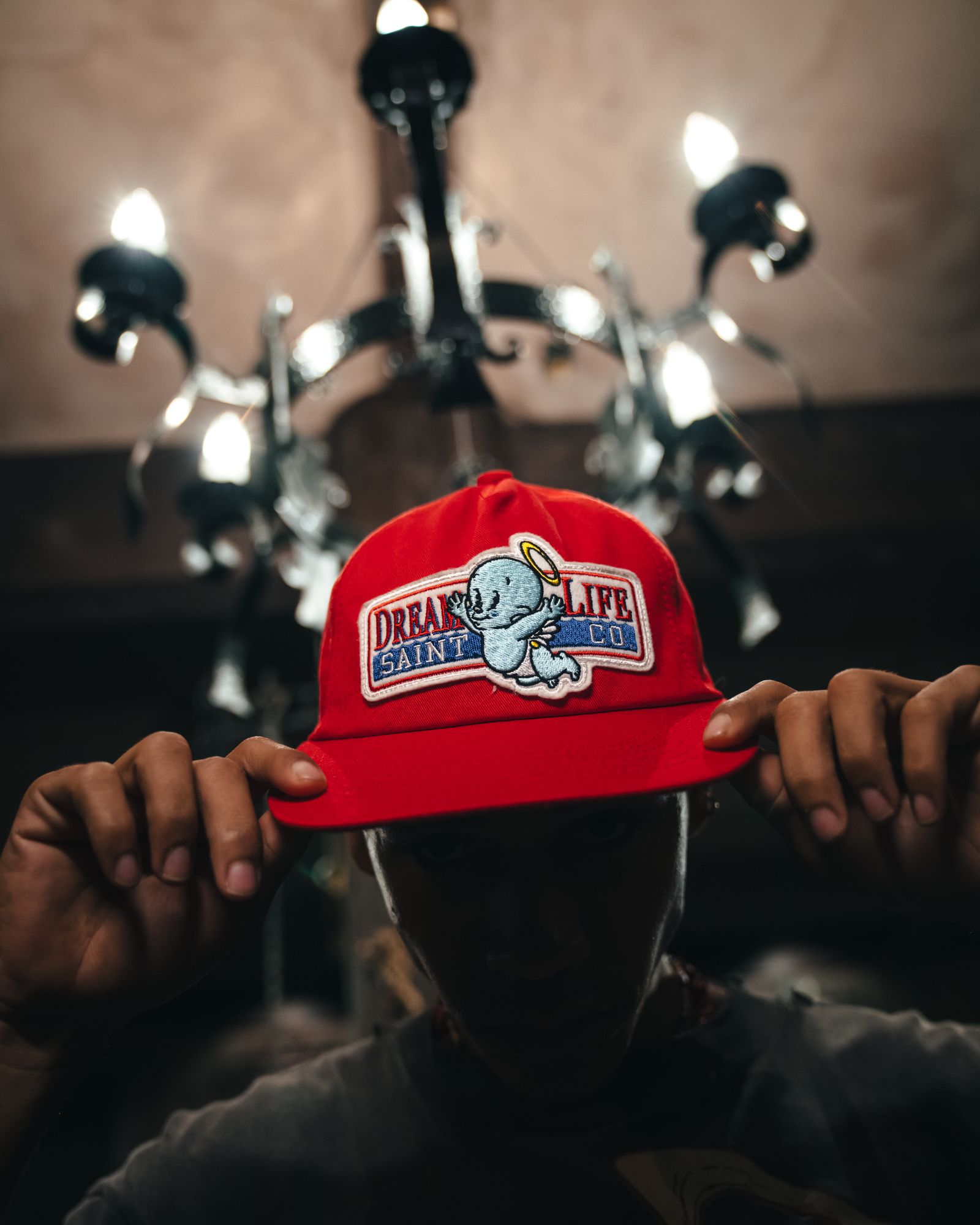 SAINT M×××××× - 【ラスト1点】SM-HR1-0000-093 / CAP / BABY MICHAEL