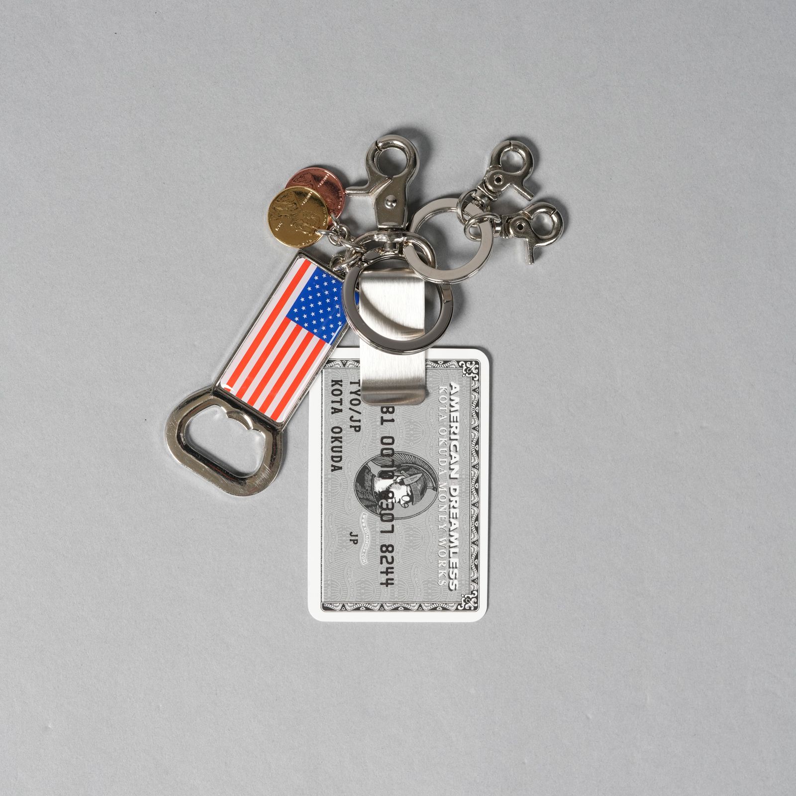 KOTA OKUDA - 【再入荷】MONEY CLIP KEYRING (STELL) / マネークリップ