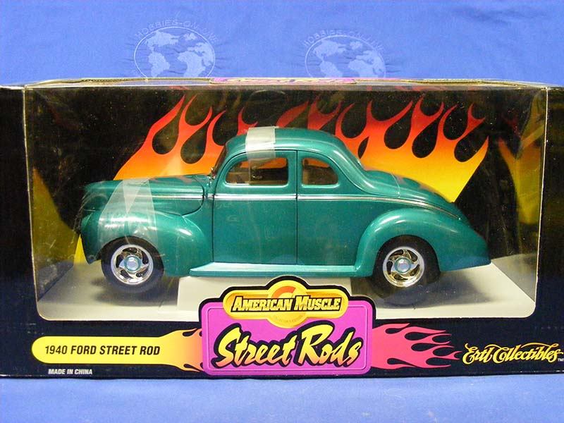 Buffalo Road Imports. 1940 Ford Street Rod - Turquoise CAR SEDAN