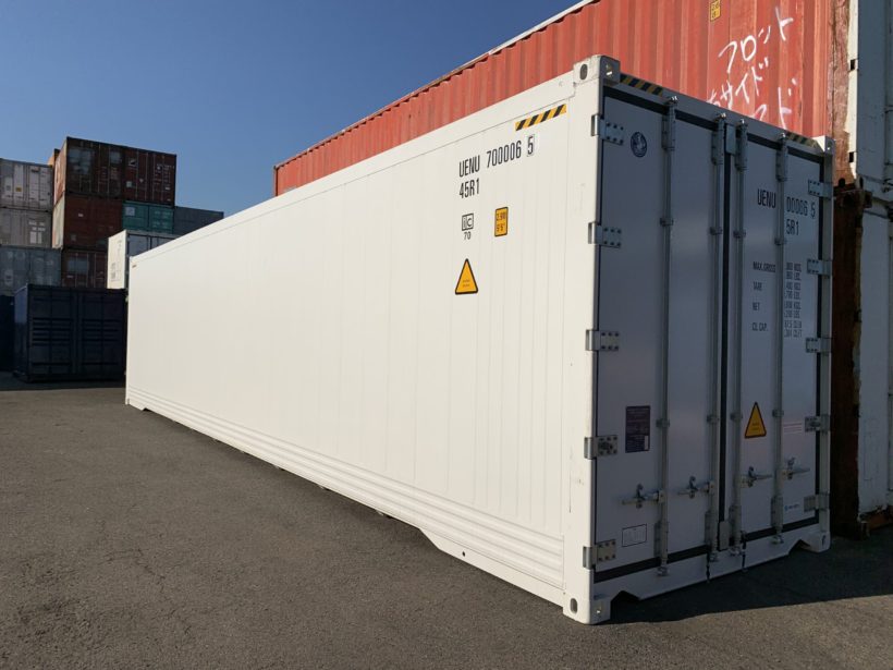 新造40ft ハイキューブ冷凍冷蔵コンテナ（リーファーコンテナ